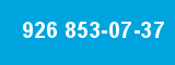 926 853-07-37 926 853-07-37